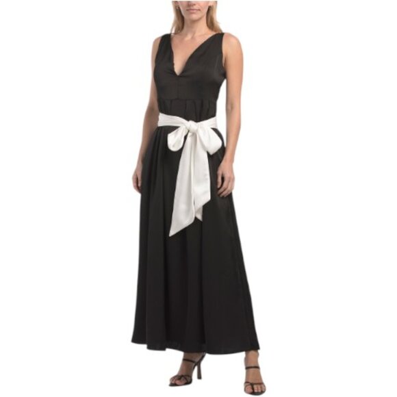 dalia macphee dress DALIA MACPHEE Three-quarter Sleeve Maxi Dress – VinNews Recommendations